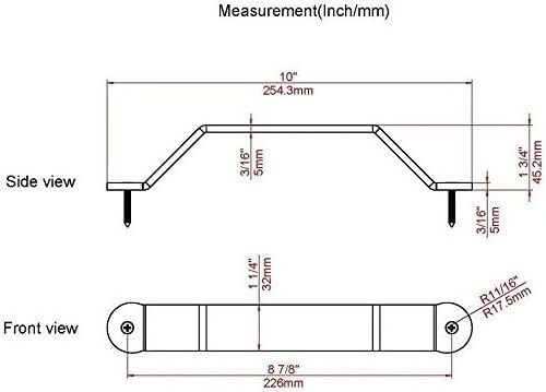 Barn Door Handle Gate Stainless Steel Handle Pull for Sliding Barn Doors Gates Garages Sheds