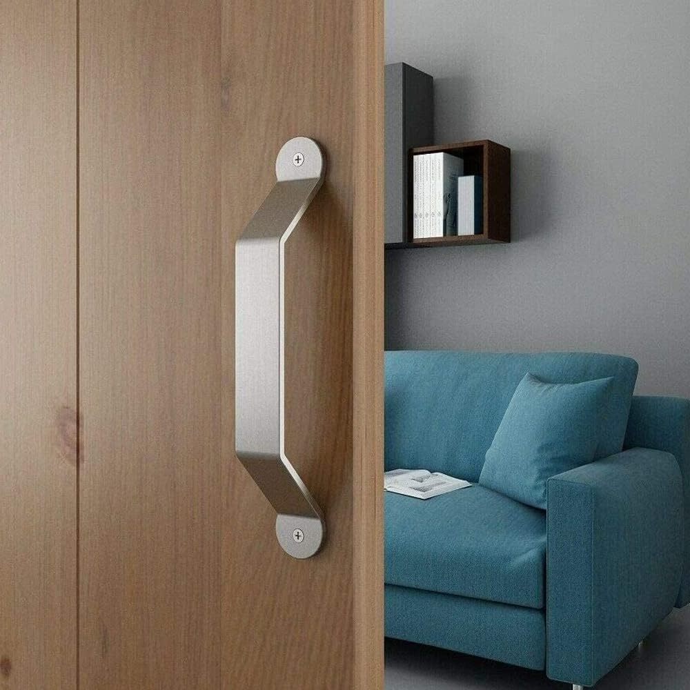 Barn Door Handle Gate Stainless Steel Handle Pull for Sliding Barn Doors Gates Garages Sheds