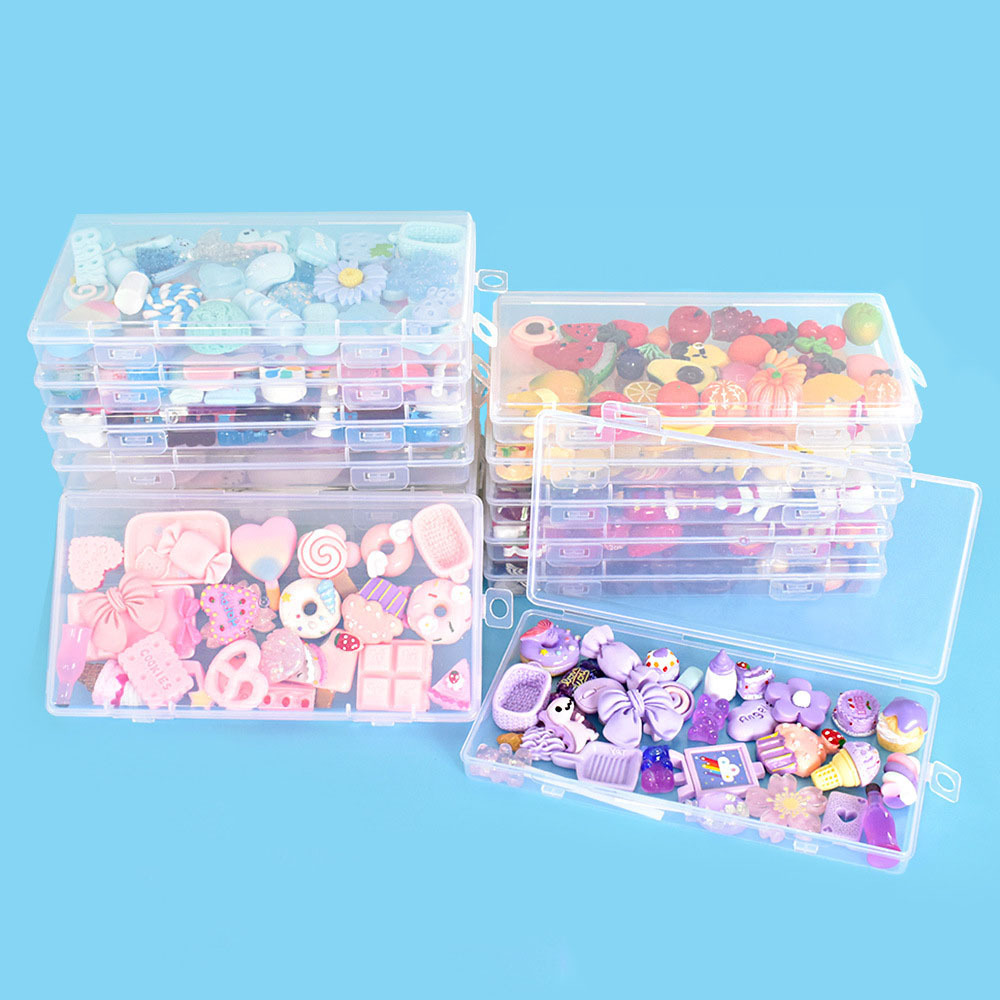 30pcs Resin With Glue Stick Diy Resin Charms Cabochon For Slime Filler Dollhouse Diy Craft Phone Case Fridge Decoration