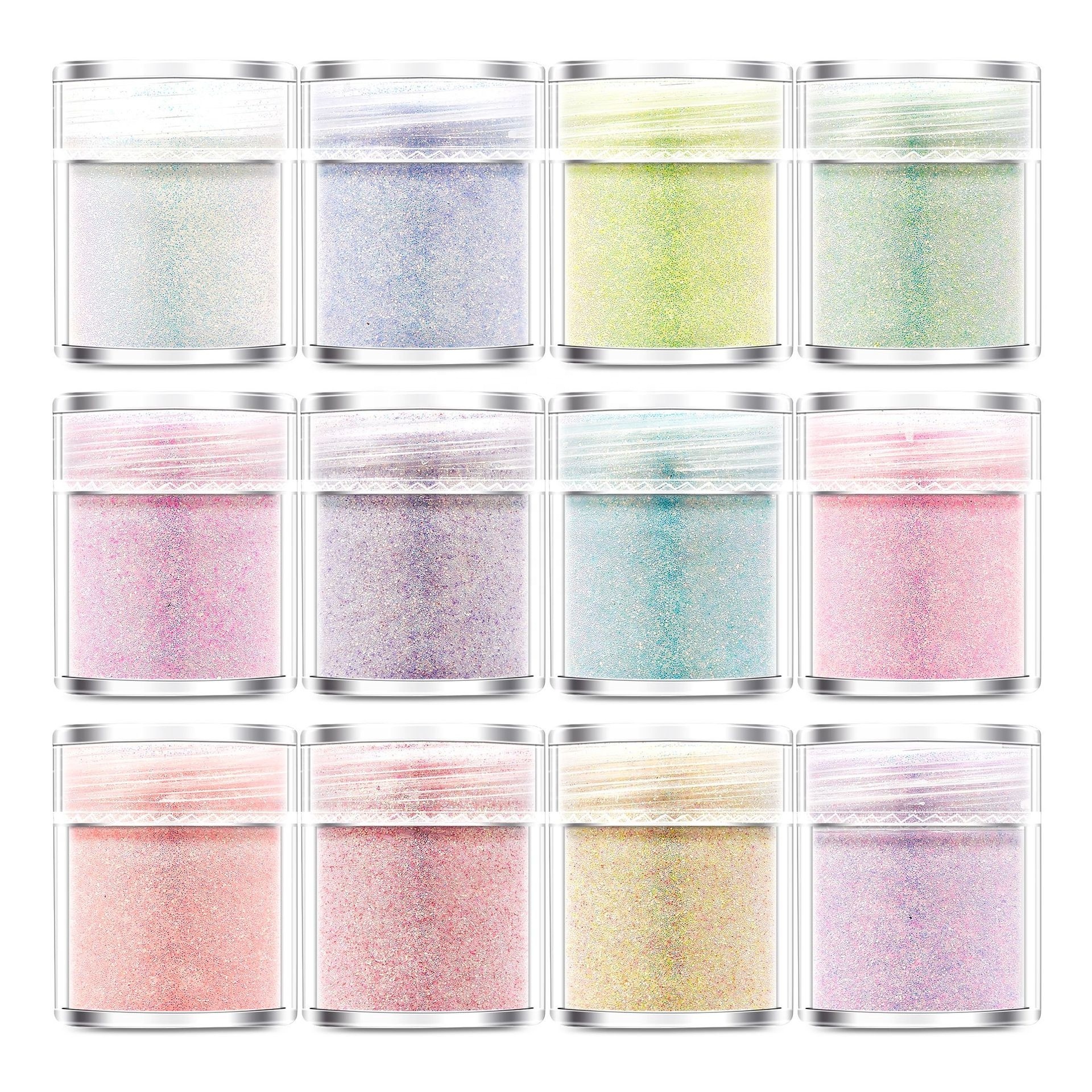 HENGXIN Wholesales New Luminous Flash diamond Powder Glow-in-the Dark Bulk Chunky Polyester Glitter For Nail Art