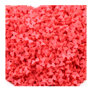 500G Christmas Red Bow Polymer Clay Sprinkles Slices For Slime