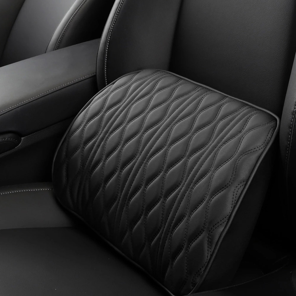 Car memory foam neck cushion and other black cushion adjustment auto neck rest lumbar pillows