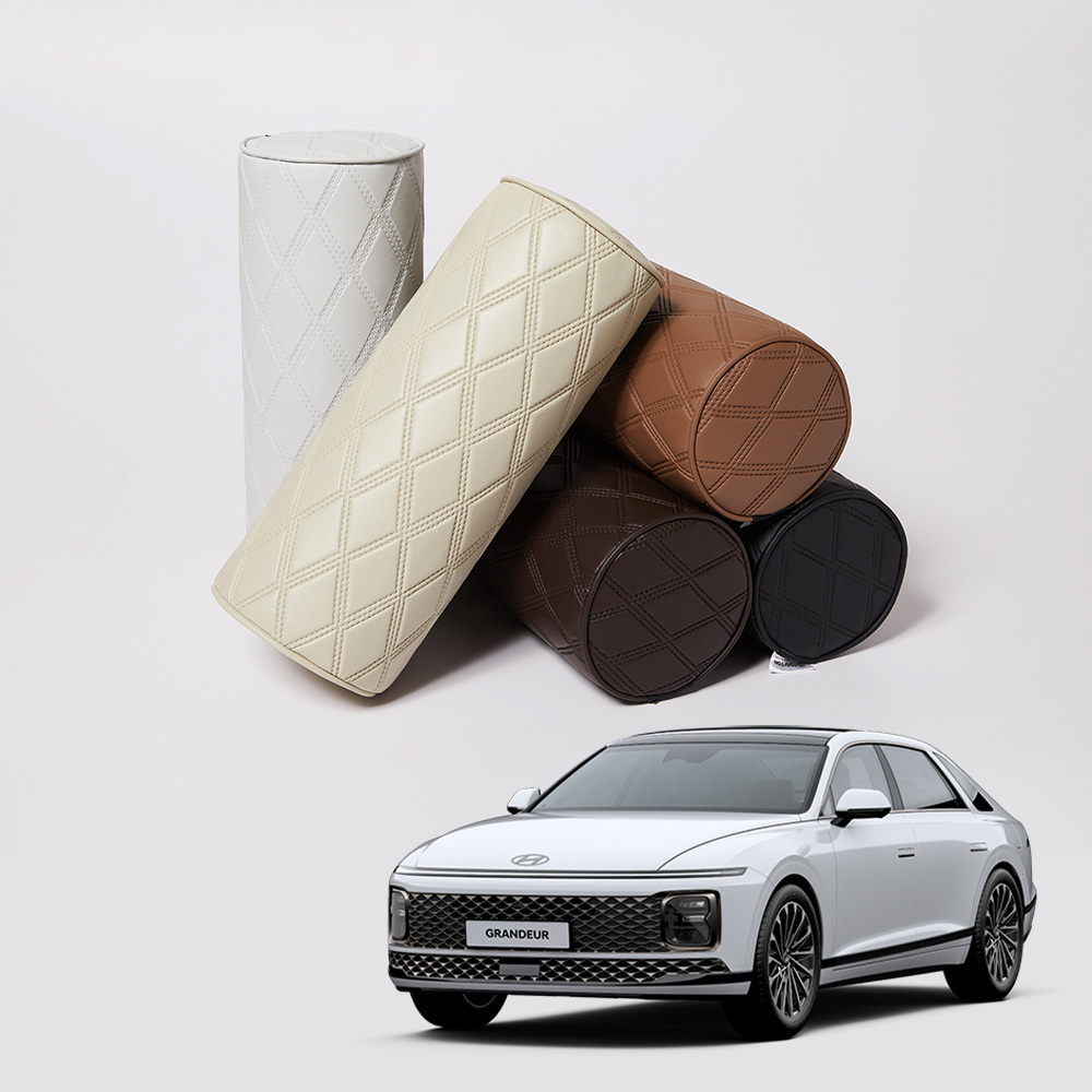 Multifunctional car headrest pillow seat Headrest Memory foam neck pad Solid color brown one