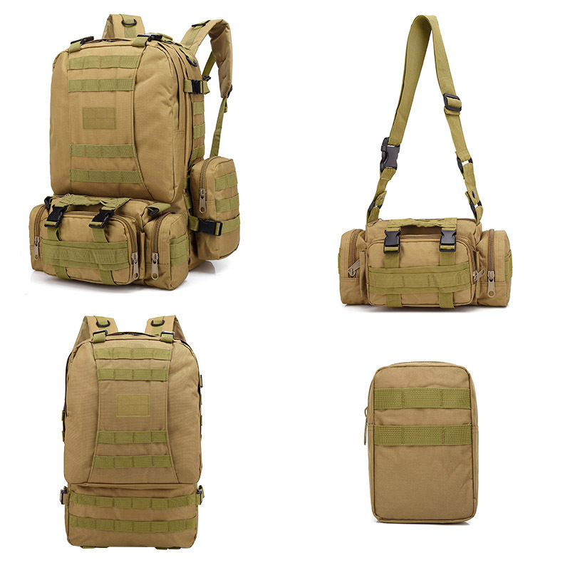 Multifunctional Mountaineering Bag Outdoor Camouflage Backpack Combination Travel Backpack