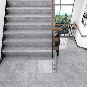 customized grey 1350x470mm non slip porcelain marble tiles for stairs made in china