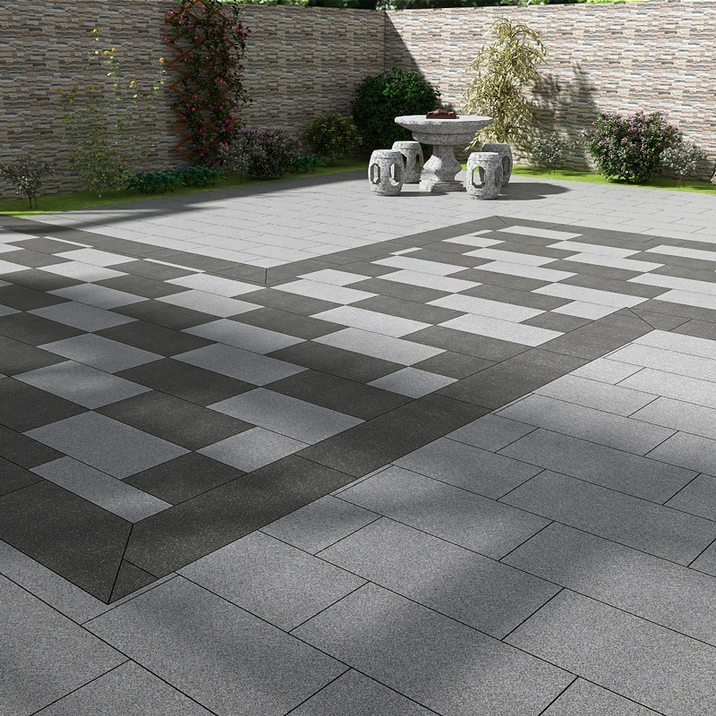 factory Natural stones 18mm thick porcelain tiles 300X600 walkway out door floor tile granolithic paving stone tile