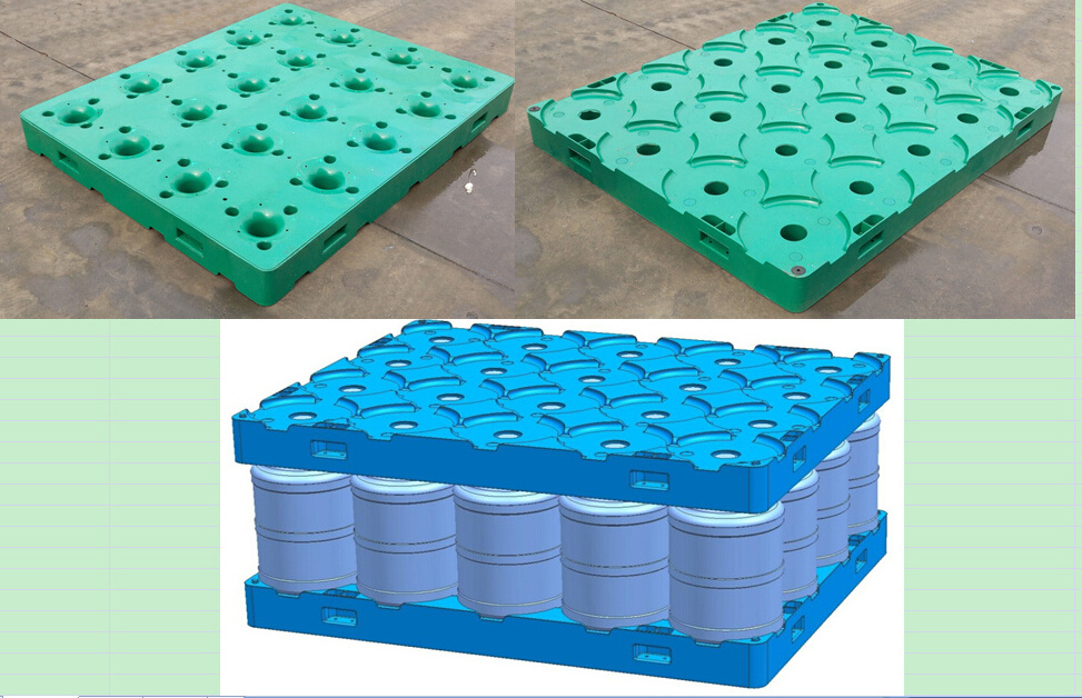 Heavy-Duty 5-Gallon Water Bottle Stackable 4-Way Water Pallet