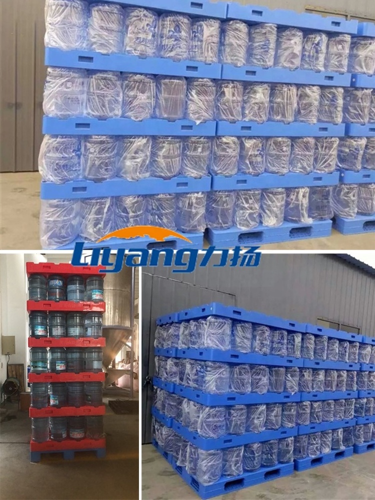 19L  water bottle plastic pallet rack for storage warehouse transport