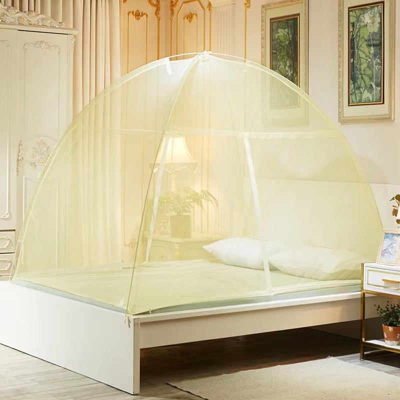 Pop up mosquito net for double bed Two Doors folding portable mosquito net folding mosquito nets