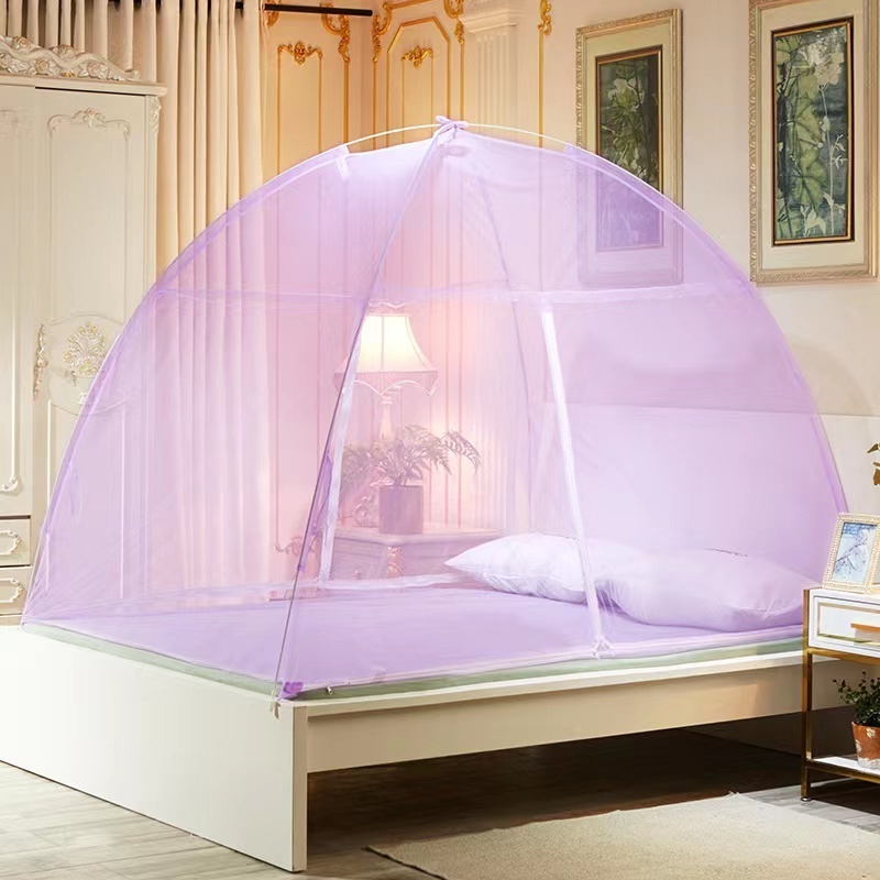 Pop up mosquito net for double bed Two Doors folding portable mosquito net folding mosquito nets