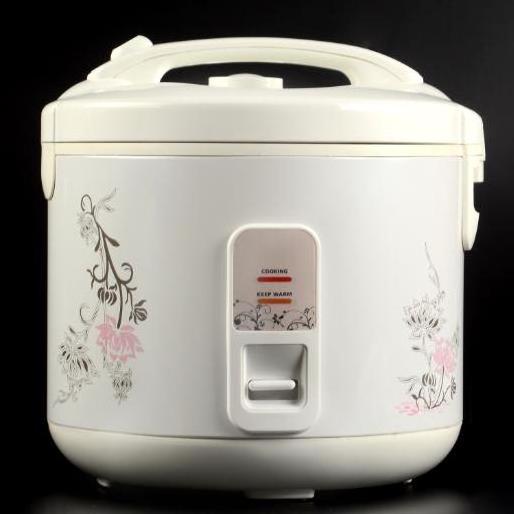 3L 4L 5L Cool Touch with One Button Easy Control Household Use Small Rice Cooker Stainless Steel or White Color Housing Cooker