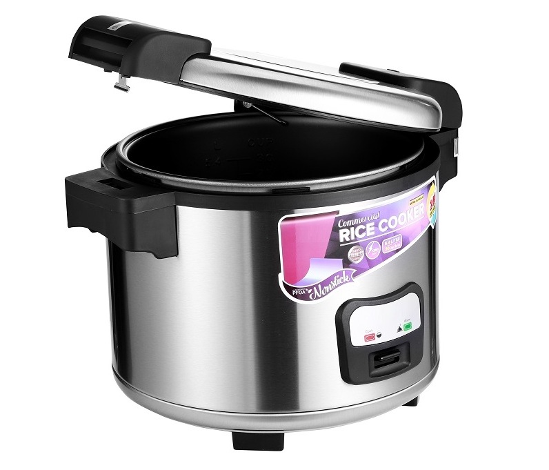 Commercial cylinder big size 5l rice cooker delux electronic restaurant stainless steel cookers