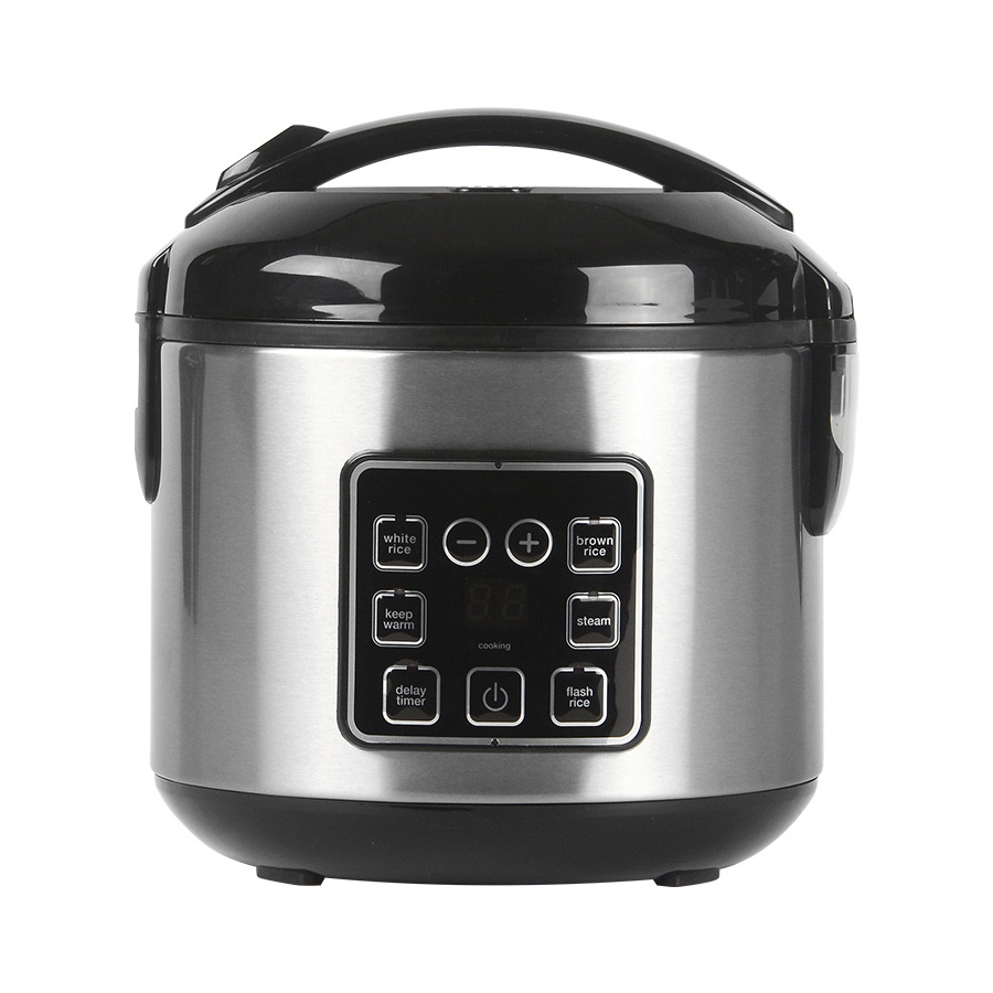 Hot Selling Home Appliances Electric Rice Cooker 3L Stainless Steel Material 6 Cups Cooking for 12 Persons