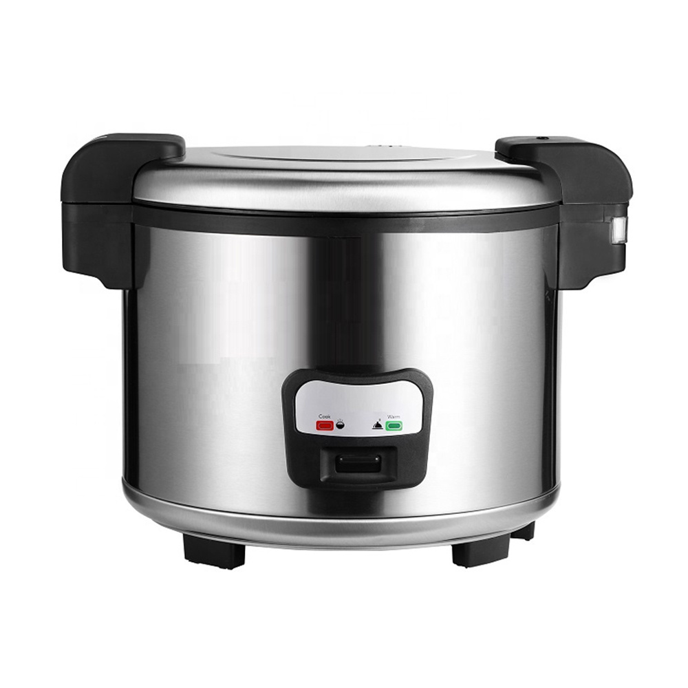 Commercial cylinder big size 5l rice cooker delux electronic restaurant stainless steel cookers