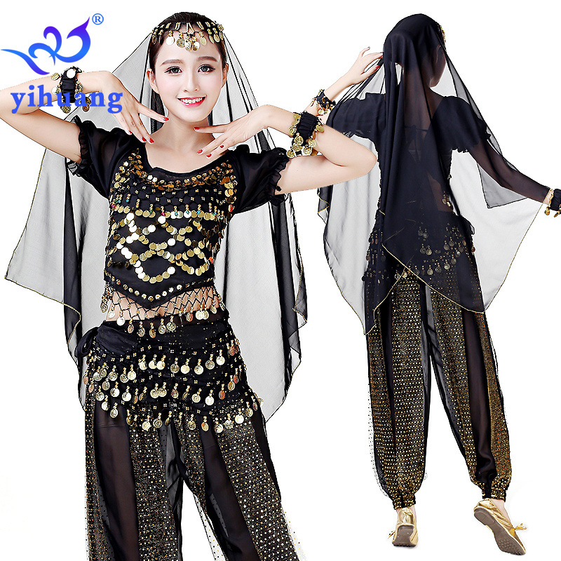 Wholesales Sexy Indian Belly Dance Suit Bollywood Performance Professional Arabic Belly Dance Costumes Sets