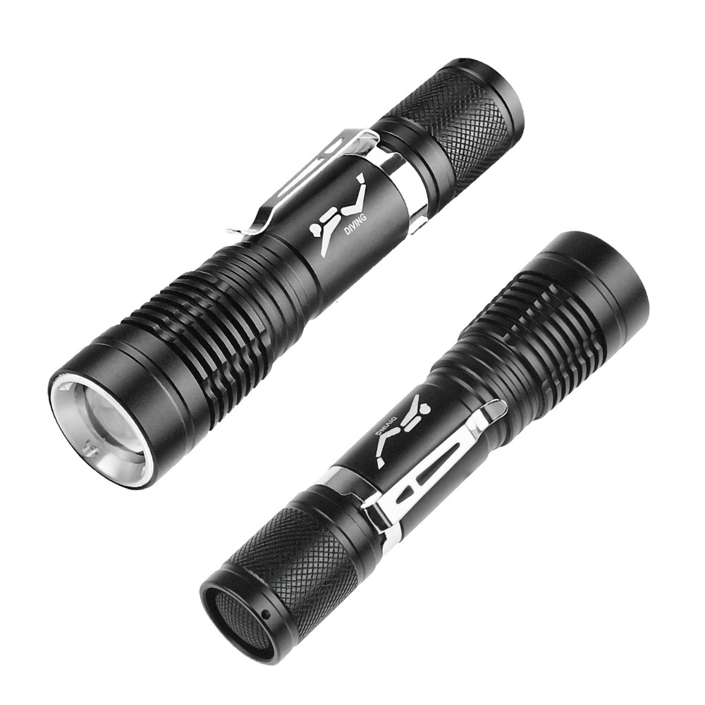 Helisu Super Bright P20 Wick Mini Portable Rating Professional Diving Light With Hand Rope Diving Led Flashlight