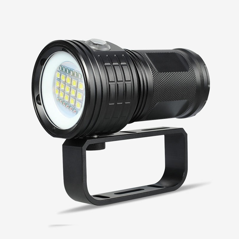 Helius New L2 Luminous LED Diving Professional Waterproof Manufacturer Aluminum Alloy Diving Flashlight