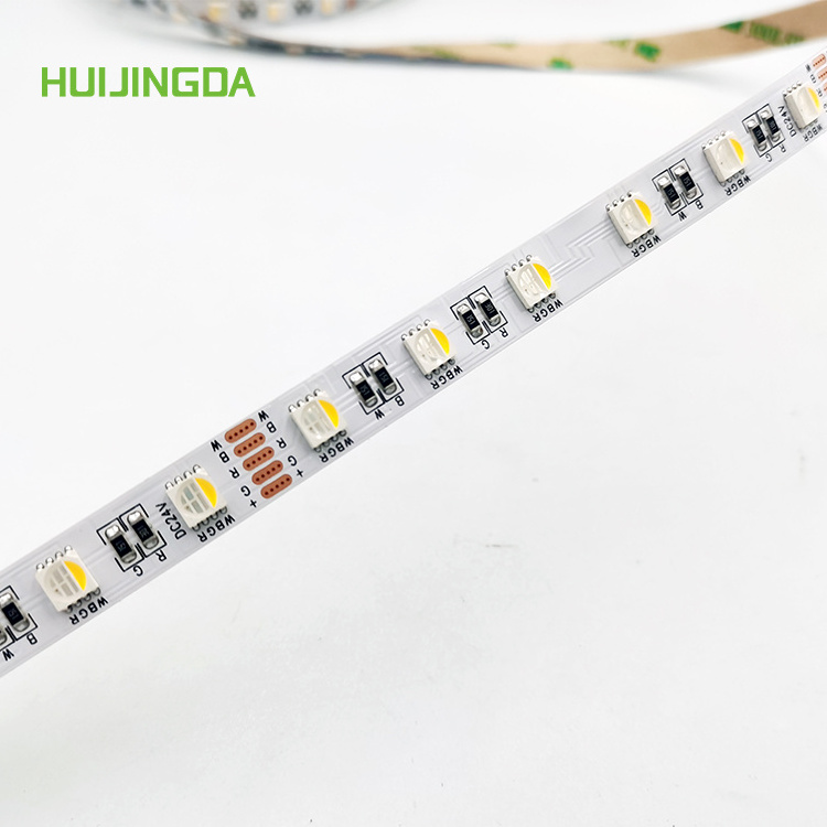 Wholesale 10mm PCB 24V 5M 5050 SMD RGBW ip20 Flexible Led Strip/Smart Strip Light