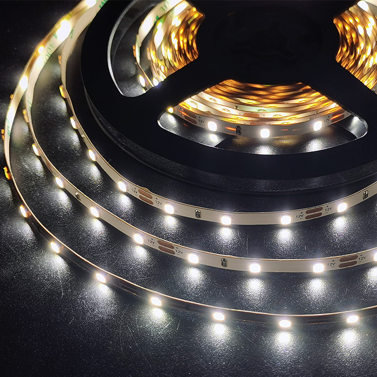 factory Hot 60leds/m mini 5mm FPC 2835 SMD 5m 12v Led strip 24v flexible strip light