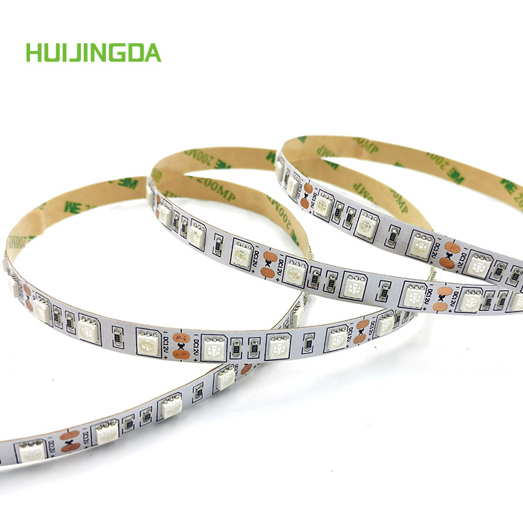 Wholesale Cheap 12V 24V 5m Flexible 5050 SMD IP20 UV 395-400nm purple light Led Strip/Smart Strip Light