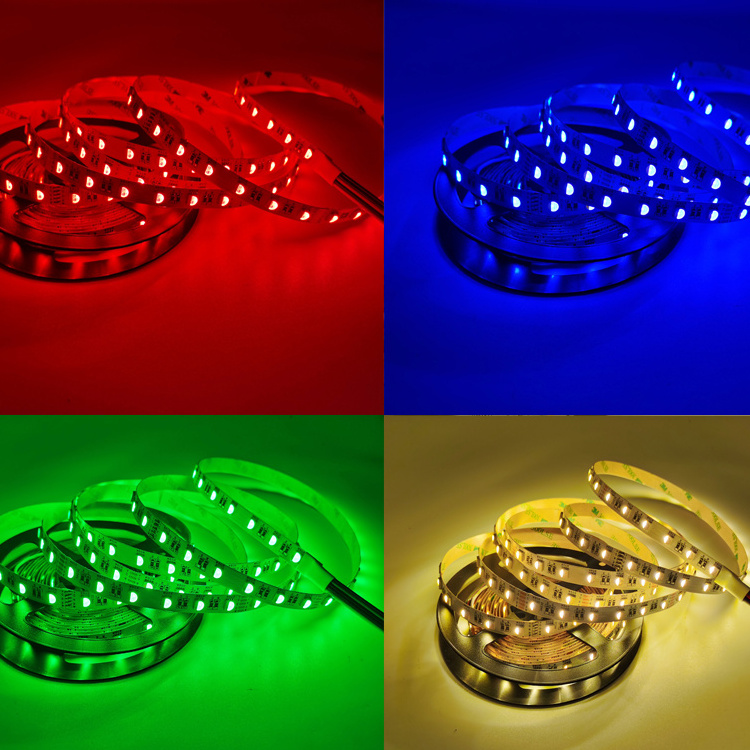 Wholesale 10mm PCB 24V 5M 5050 SMD RGBW ip20 Flexible Led Strip/Smart Strip Light