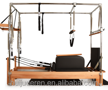 DEREN Pilates Cadillac Reformer Combo Studio Reformer with a Trapeze Tower Table