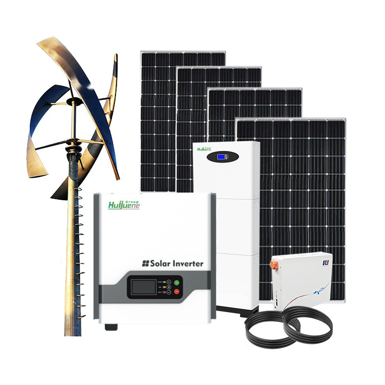 Solar System Hybrid Solar Panel Power System 5kva 3 5 Kw Residential Photovoltaic Solar System Batteries Kits