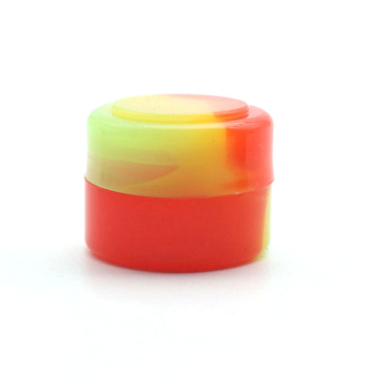 Silicone Concentrate Container Stash Pot 5ml Oil Wax Jar Heat Resistant Durable Container 5 Ml Screw Top