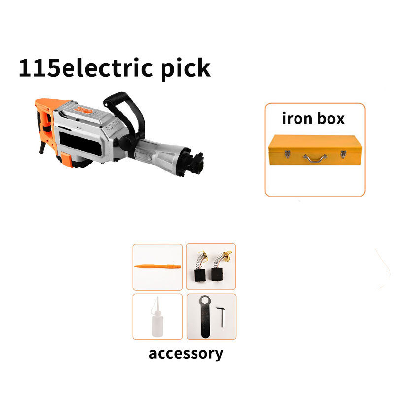 Electric Heavy Duty Demo Demolition Chipping Hammer Concrete/Pavement Breaker