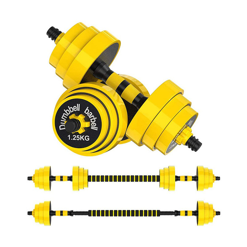 New Design Home Use Dumbbell Barbell Set Adjustable Kettle Bell Plates 3 in 1 Multi-function 40kg Dumbbell Set