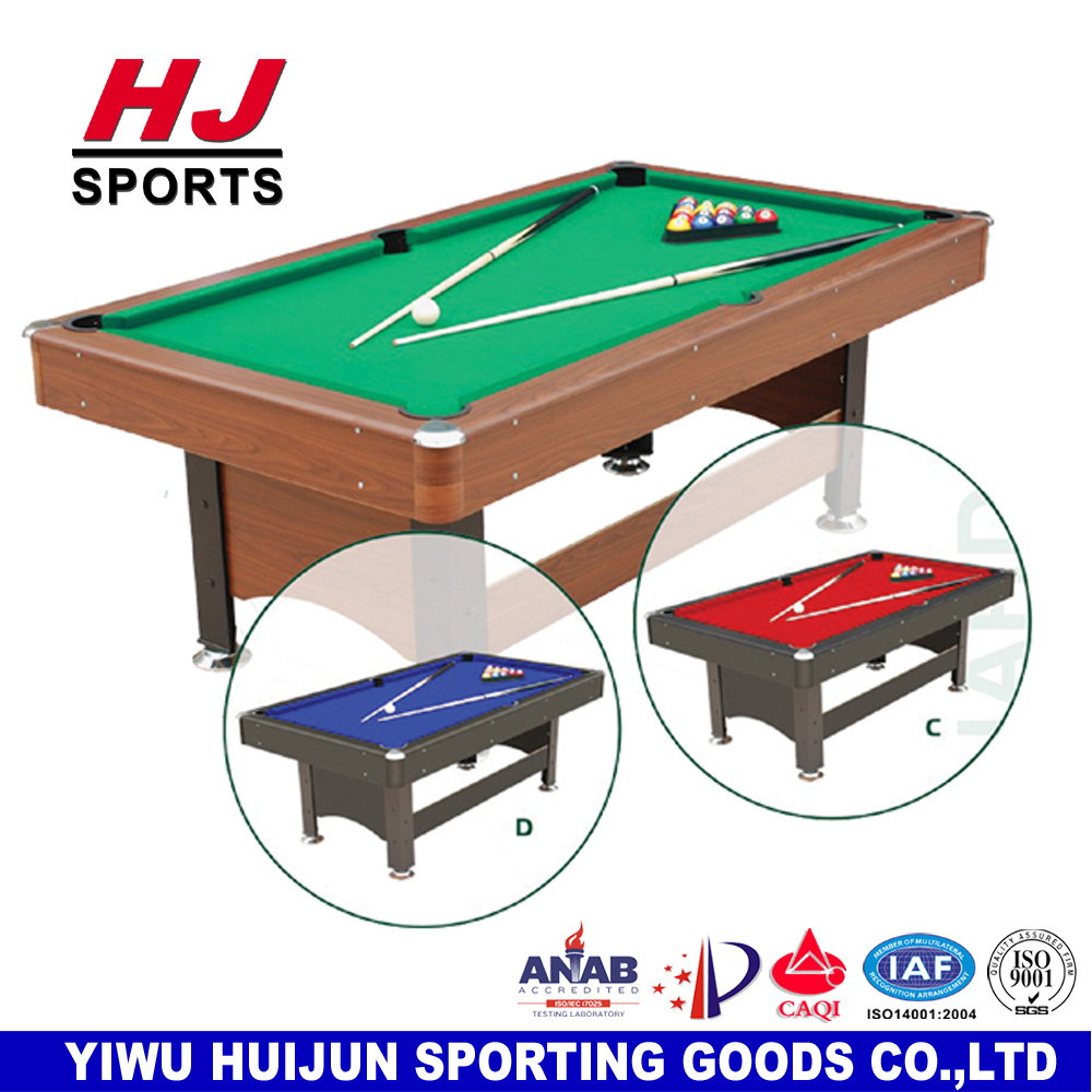 6 Foot Cheap Billiard Ball Superior Pool Billiard Table Chinese 9 Balls HJ-90115