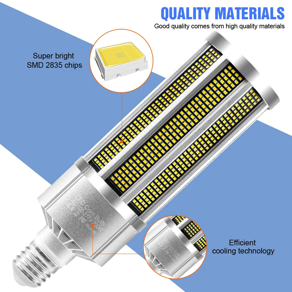 Led Lamp E27 E39 Corn Bulb 220V Lampada LED Spotlight 150W 200W 240W Corn Light High Power Lamp 110V Outdoor Warehouse Lighting