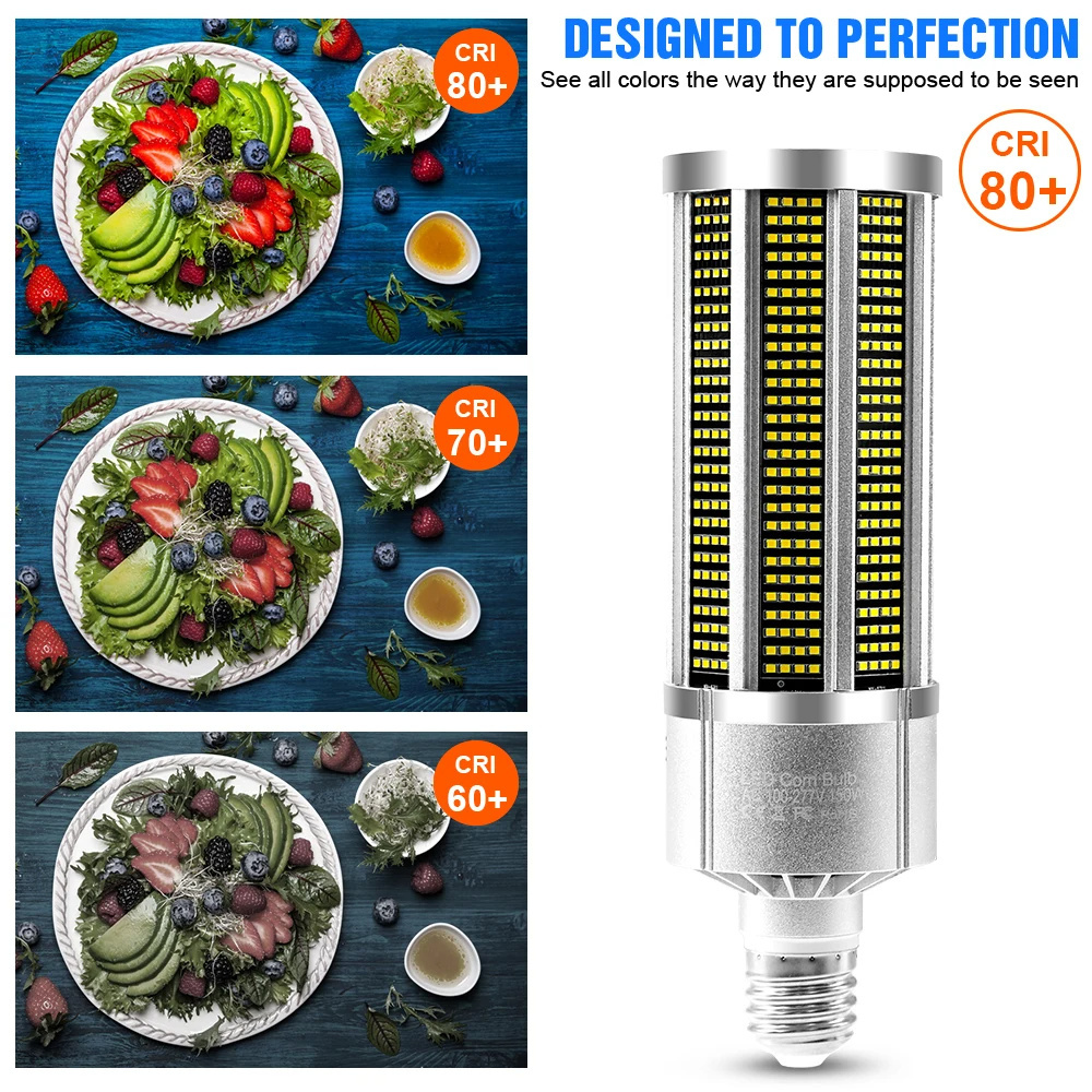 Led Lamp E27 E39 Corn Bulb 220V Lampada LED Spotlight 150W 200W 240W Corn Light High Power Lamp 110V Outdoor Warehouse Lighting