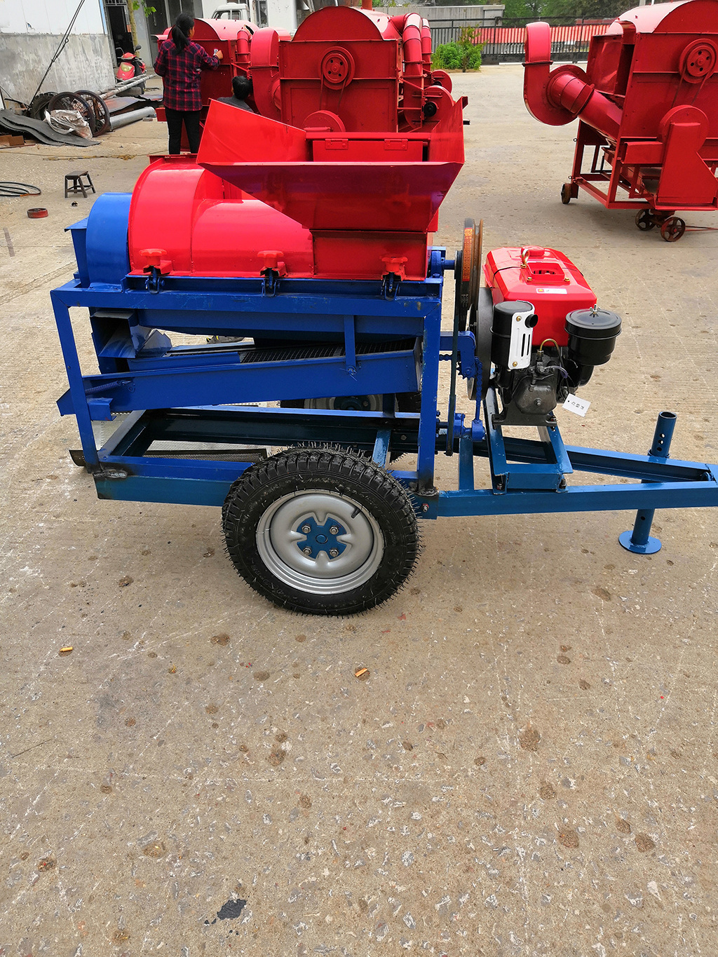 Multifunctional 6HP diesel corn thresher/corn sheller machine/ maize sheller & maize thresher HJ-YMS200