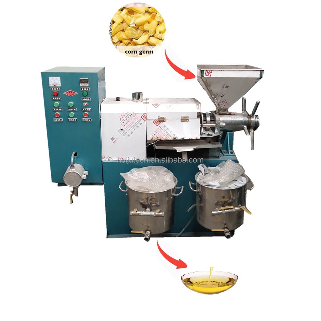 Vacuum 50-100kg/hour sesame peanut oil pressers HJ-PR70C sunflower oil extraction machine