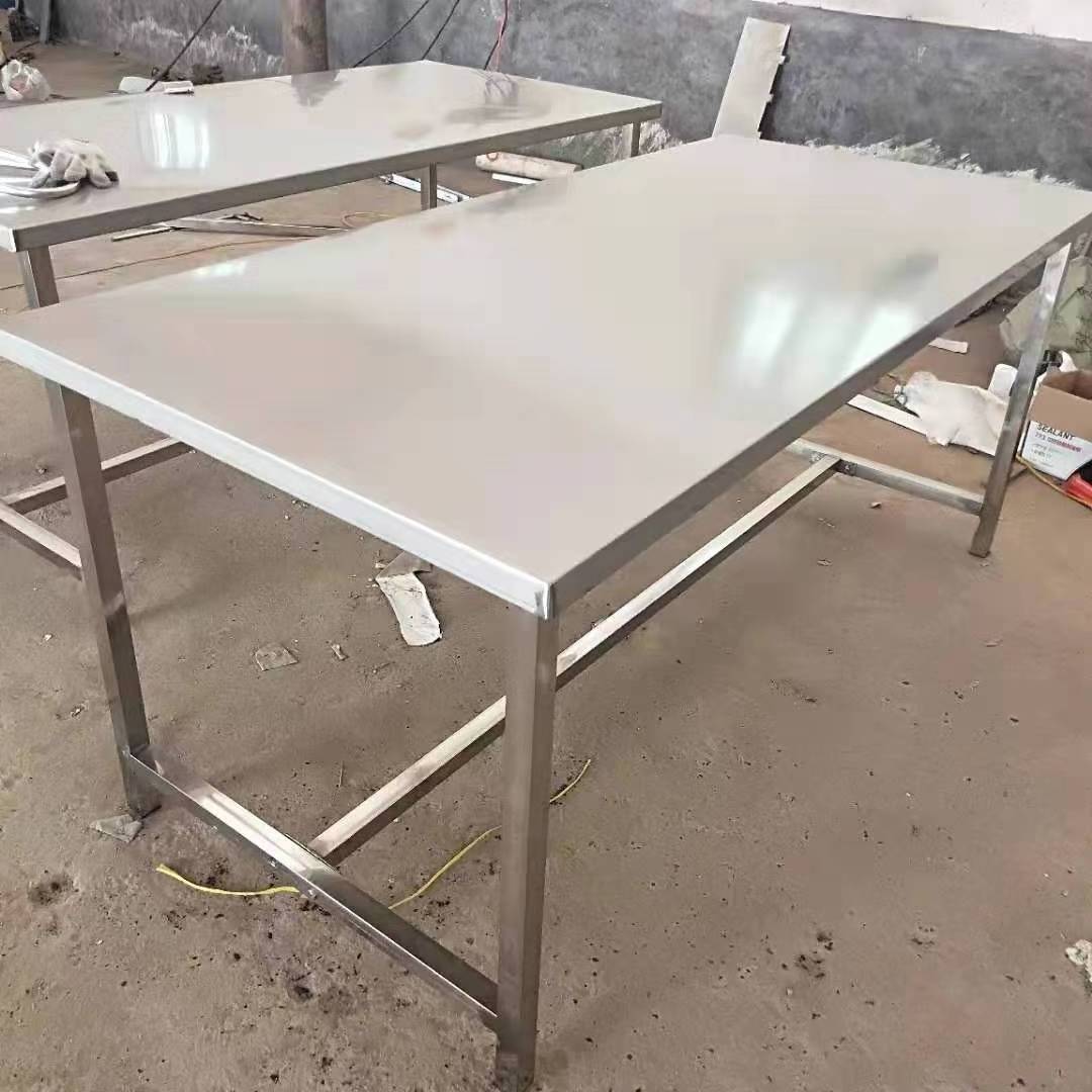 fish cleaning table Stainless steel work bench / food preparation work table for / stainless steel worktable for slaughter