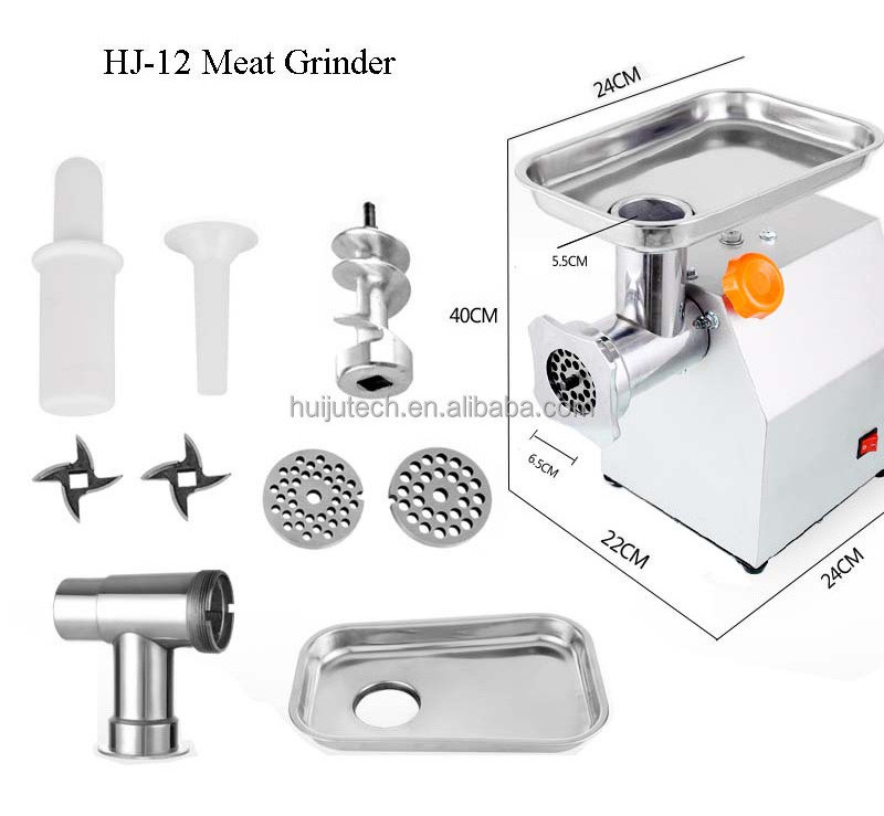 Industrial Vegetable Meat Mincer Machine / Professional stainless steel sausage meat grinder for grinding garlic pepper carrot