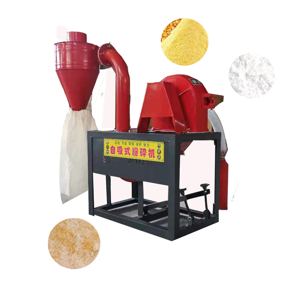 self-priming dust-free pulverizer/grain product making machines/corn wheat crusher flour mill