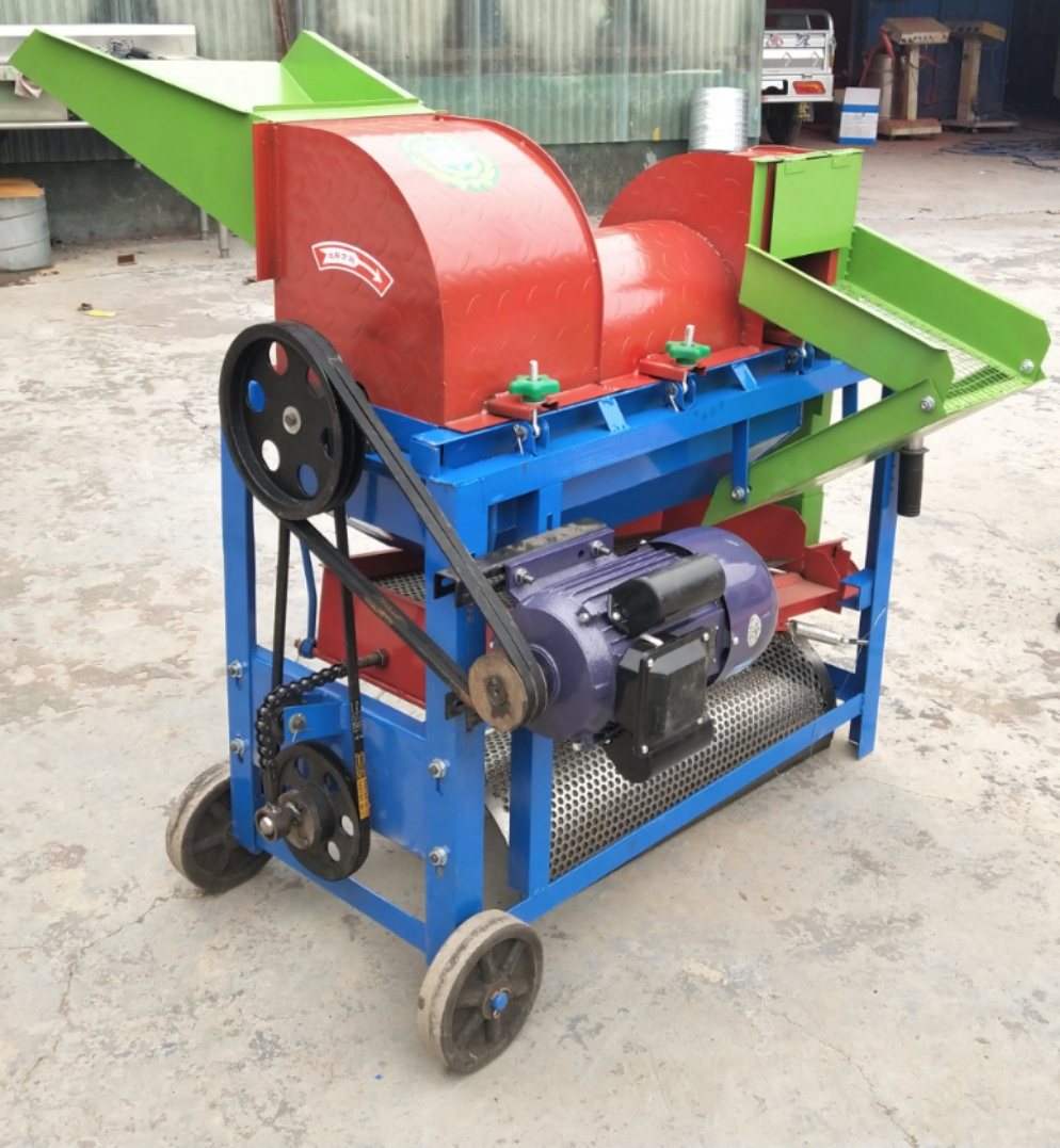 8HP diesel maize corn thresher machine wheat thresher machine HJ-YMS200 corn sheller machine