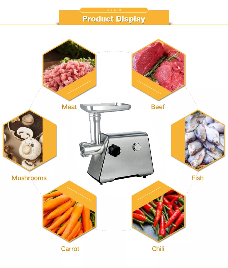 Automatic Meat Processing Machinery Meat Grinder Chopper Shredder Mincer Masher/Meat Grinding Machine HJ-65C