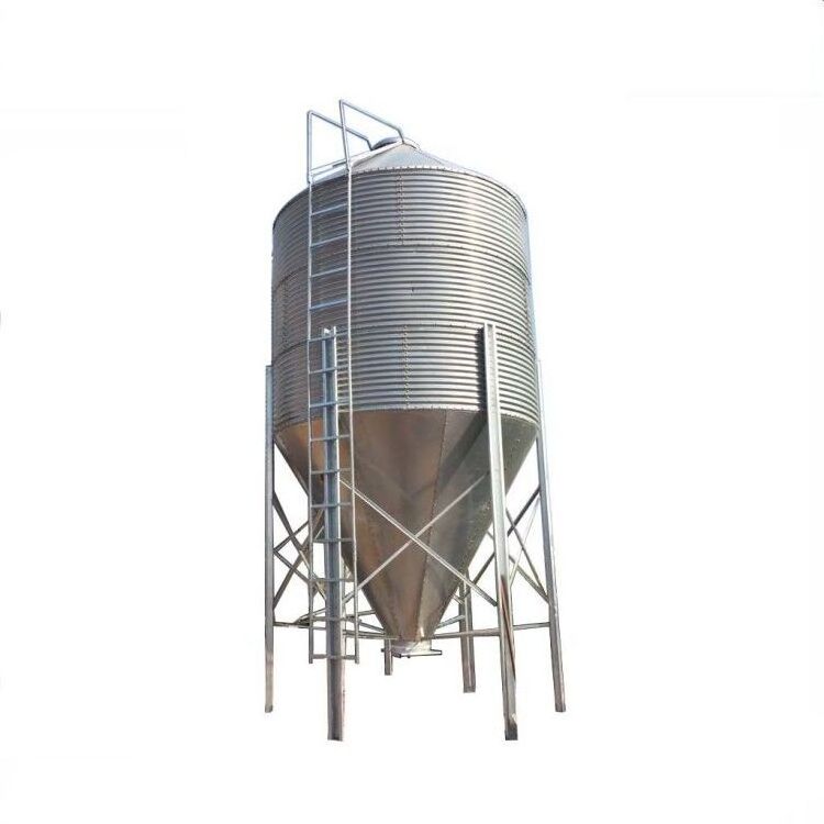 Nice Prices Galvanized Grain Seeds Feed 12 ton grain corn storage silo