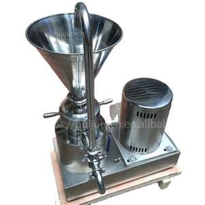 50Kg/h Automatic food grade stainless steel peanut butter grinder /fruit jam making machine/tahini machine HJ-MS50