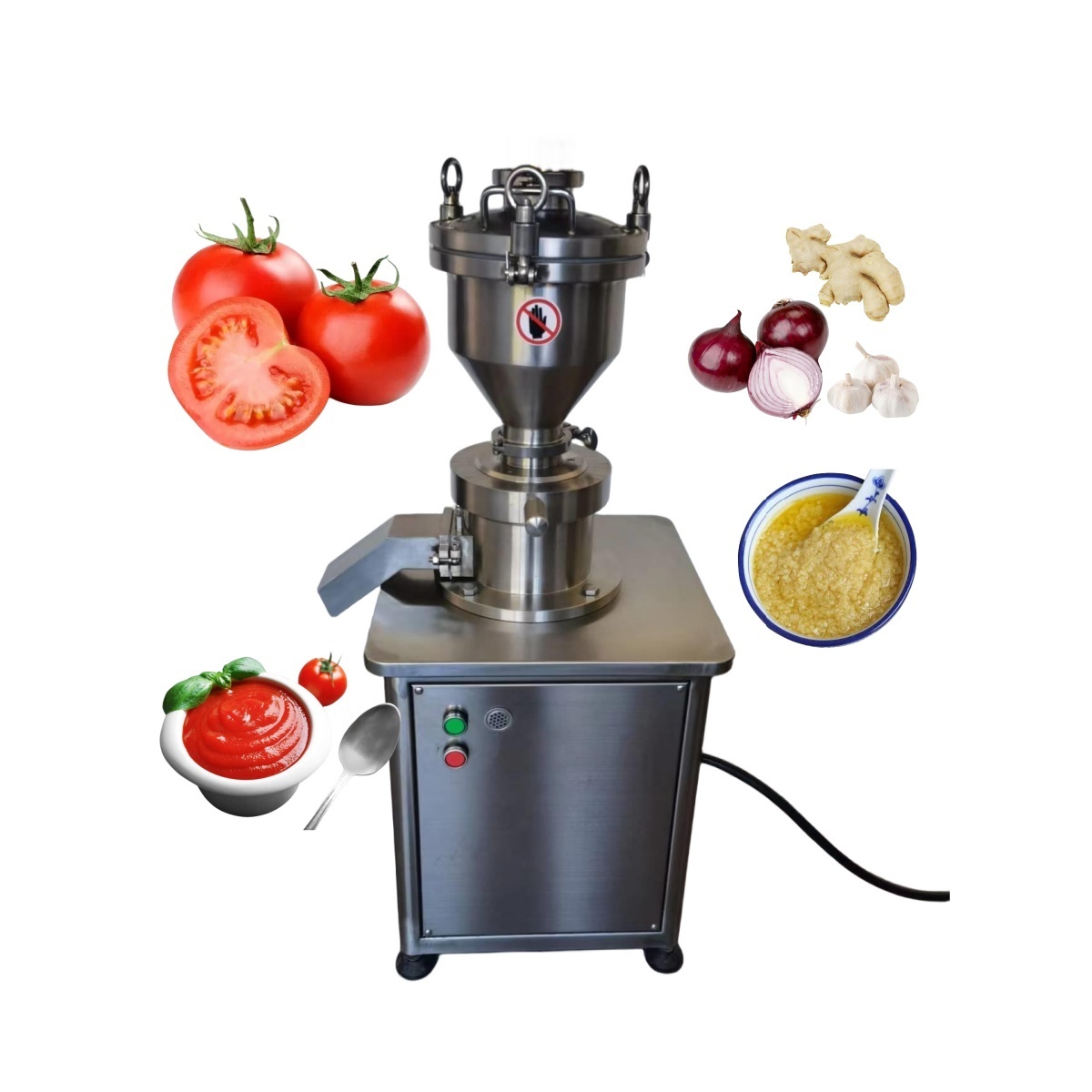 good quality tomato sauce grinder Garlic ginger sauce making machine50-100kg/hour HJ-FS80