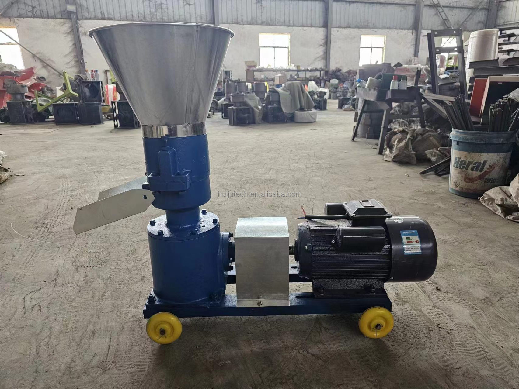 80-100 kg/hour pellet machine animal feed Pig rabbit Feed Pellet Mill Machine Cow sheep Feed HJ-KL125