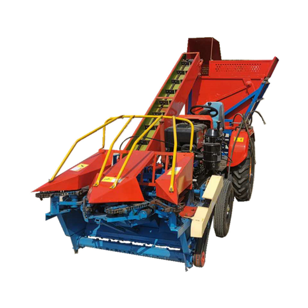 Diesel engine cone picker forage corn grain reaper harvester soybean grass sorghum forage harvester Corn Silage Harvester