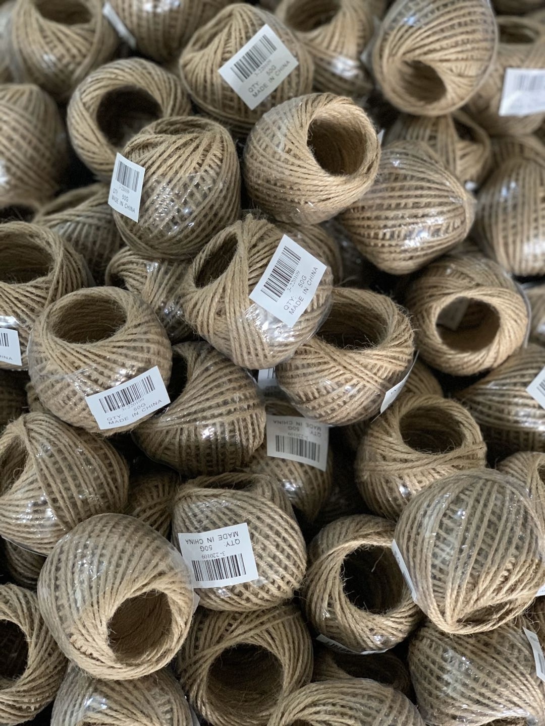 Natural fiber Jute twine 2 ply twisted Jute twine in ball for craft garden household natural rope