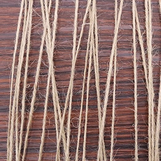 Natural fiber Jute twine 2 ply twisted Jute twine in ball for craft garden household natural rope