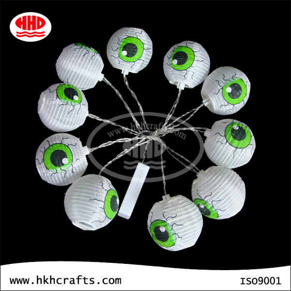 Wholesale Led String Lights outdoor Halloween Decorations Scary fabric  solar string light