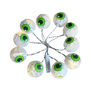 Wholesale Led String Lights outdoor Halloween Decorations Scary fabric  solar string light