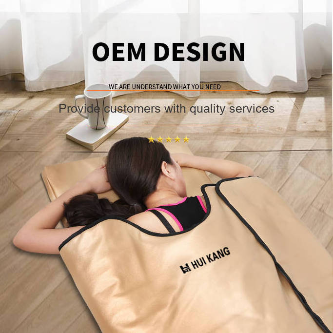 Huikang home use beauty equipment 3 zones heated infrared sauna blankets